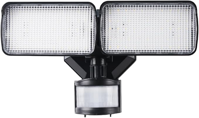Sylvania 18W Security LED Light with Motion Sensor, Hardwired, 2000 LMS, Wet Rated, 5000K, Daylight - 1 Pack (66476)