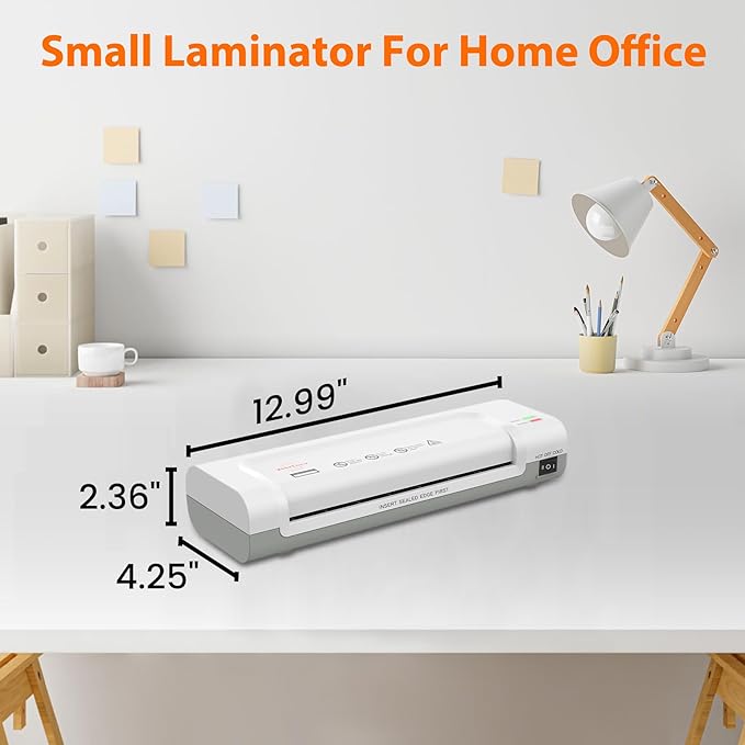 VidaTeco Laminator Machine 9-inch Thermal Laminator with Laminating Sheets 20 pcs,Laminating Machine with 2-Min Faster Preheat,Small Personal Lamination with Patented Roller for Teacher,Home
