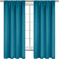 BGment Teal Blackout Curtains 63 Inch Length, Turquoise Bedroom Drapes | Room by BGment