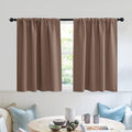 RYB HOME Short Blackout Privacy Curtains 30 inch Long by RYBHOME