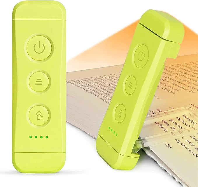 Glocusent USB Rechargeable Book Light, Portable Clip-on LED Reading Light | 3 by GLOCUSENT
