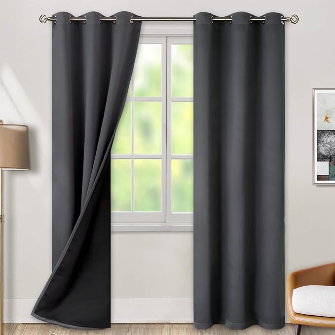 BGment Thermal Insulated 100% Blackout Curtains by BGment