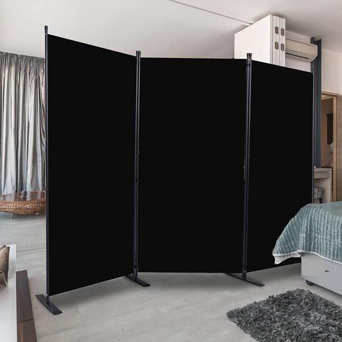Room Divider, 3 Panel Folding Privacy Screens - Image 6
