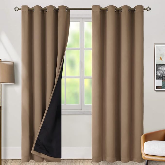 BGment Thermal Insulated 100% Blackout Curtains by BGment