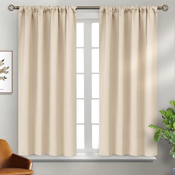BGment Short Blackout Curtains 48 Inch Length by BGment