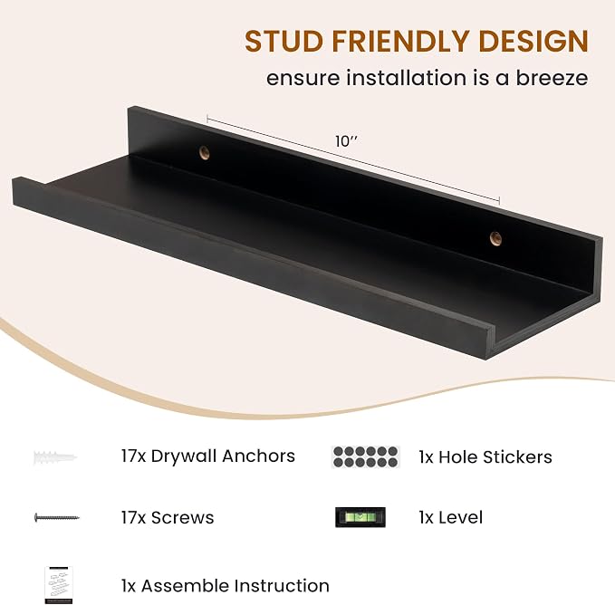Picture Ledge Shelf, Floating Shelves - Image 5