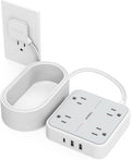 TESSAN Surge Protector Flat Extension Cord 25Ft, Flat Plug Power Strip | 4 by TESSAN