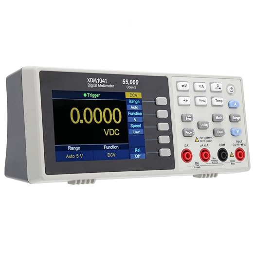 Klanata YB5135D Digital AC Voltmeter, LCD Blue Backlight Two Wire Voltage Tester Panel, AC80-500V Measuring Range for Home and Industrial Use