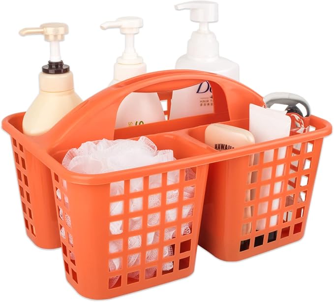 Portable Shower Caddy Basket Plastic Storage Basket by JiatuA