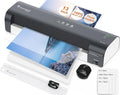 Bonsaii Laminator, 13 Inch 7-in-1 Thermal Laminator Machine with Never Jam Technology, with 40 Laminting Sheets for Home, Office, and Classroom Organization Supplies