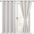 Blackout Curtains for Bedroom, 2 Drape Panels, 52 x 45 Inch | Thermal Insulated by Hiasan