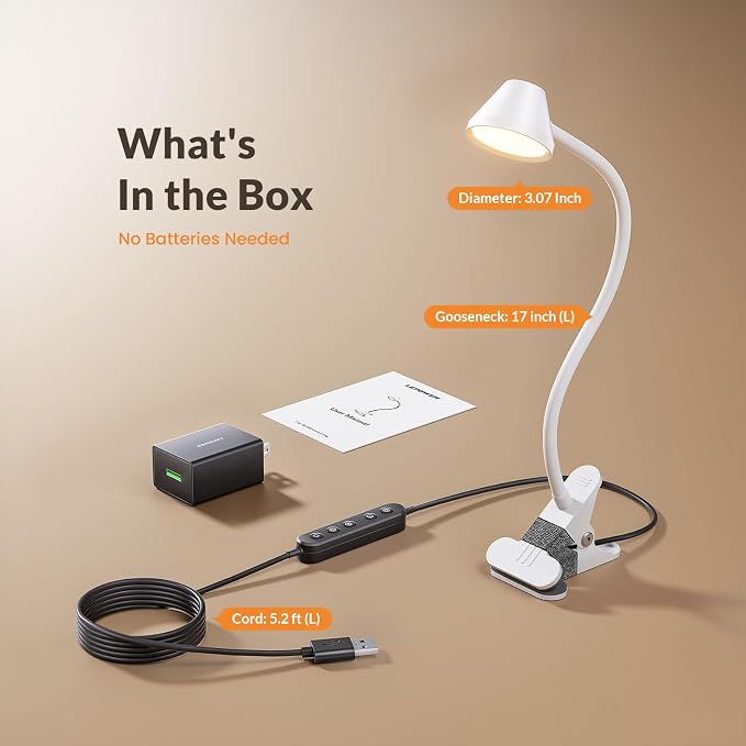LEPOWER Clip on Light, Reading Lights - Image 8