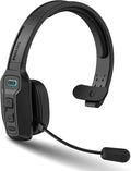 Philips Trucker Bluetooth Headset with Mic, Wireless Single Ear Trucker Headset with AI Noise-Canceling Microphone & Mute Button, All Day Extended Playtime, Headphones for Truck Drivers, Home, Office