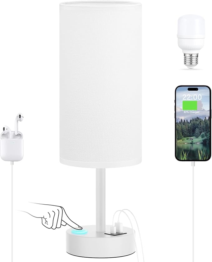 Dicoool Bedside Table Lamp for Bedroom - Image 7