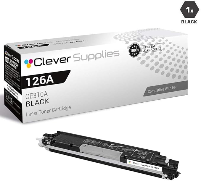 CS Replacement Compatible with HP TOPSHOT LaserJet Pro M275NW CE310A Black 126A Color LaserJet Pro M175 MFP Pro 100 M175A M175N Pro 200 M275NW TOPSHOT Pro M275NW Toner Cartridge 2 Set