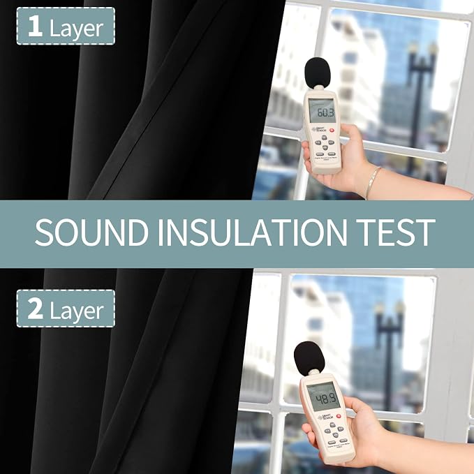 BGment Thermal Insulated 100% Blackout Curtains - Image 7