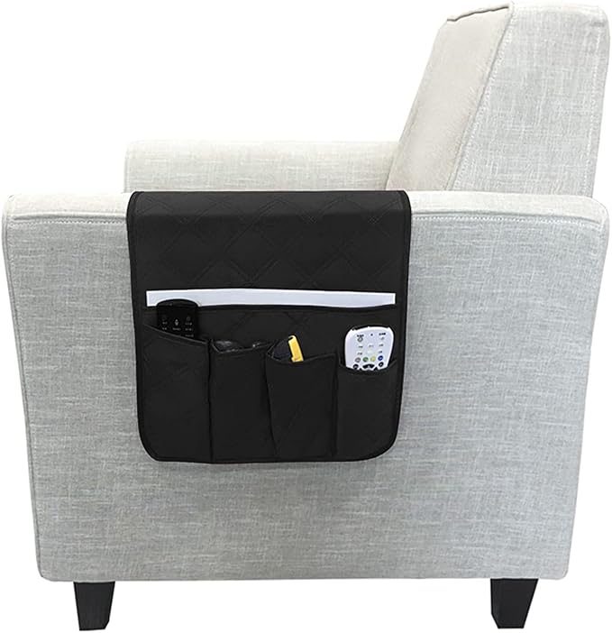 Couch Sofa Armrest Organiser Arm Chair Caddy Bedside Storage Pocket - Image 2