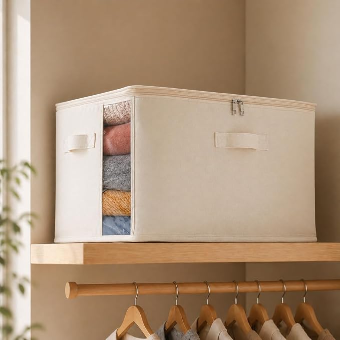 6 Pack Canvas Comforter Storage Bags - Image 6