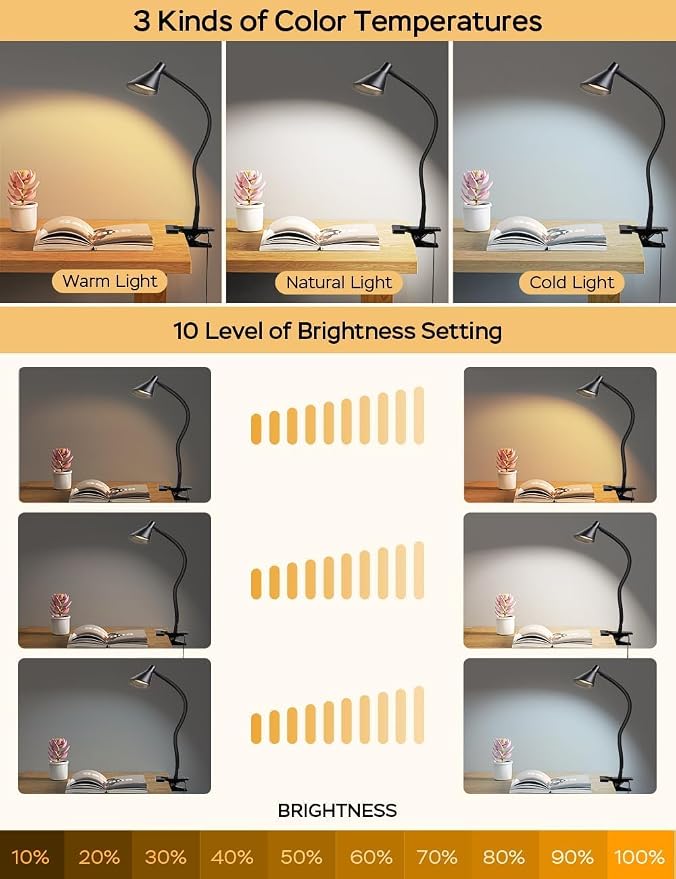 Clip on Light LED Reading Light - Image 3