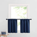 RYB HOME Cafe Blackout Curtains 24 inch Length, RV Camper Window Curtains | by RYBHOME