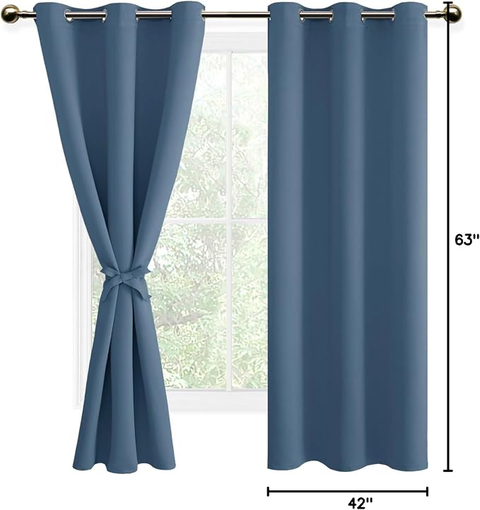 DWCN Blackout Curtains for Bedroom - Image 8