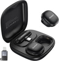 JOSTART Wireless Mini Microphone for iPhone & Android,Using AI Smart Noise Reduction Technology - Wireless Lavalier Microphone for YouTube Podcast Vlogging Tiktok-Black