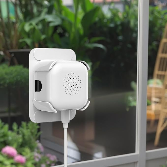 FEICAMYZX Indoor Security Camera, 3MP 2K Window Camera, 2.4GHz/5GHz WiFi, Starlight Night Vision, 24/7 Recording, 8ft Cable