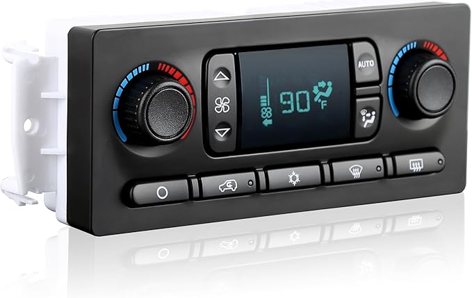 599-009 Climate Control Module A/C Heater Air Conditioning Panel Compatible with 2003-2007 Chevy Silverado GMC Sierra 1500 2500 3500 Suburban Avalanche Tahoe Yukon XL Hummer H2 Cadillac Escalade
