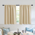 RYB HOME Short Privacy Curtains 30 inch Long by RYBHOME