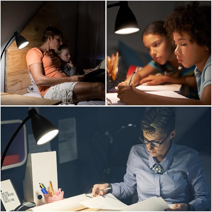 GlowVibe Desk Lamp Eye-Caring 360° Flexible Gooseneck 3 Color Modes 10 - Image 6