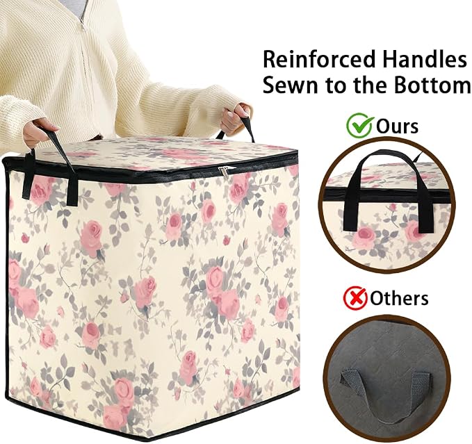 2pcs blanket storage bag for under bed, closet organizers 95L | clothing - Image 4
