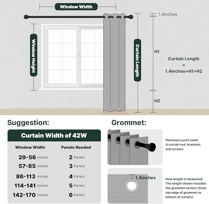 H.VERSAILTEX 100% Blackout Curtains - Image 7