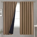 BGment 100% Room Darkening Thermal Insulated Blackout Curtains 72 Inches Long by BGment
