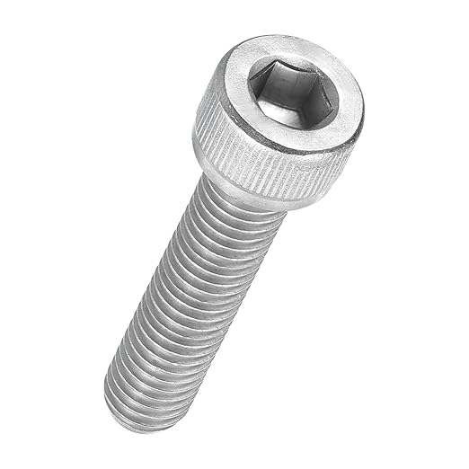 Kozelo 10pcs Socket Head Cap Screws - [M8-1 x 35mm] 304 Stainless Steel Allen Socket Drive for Electrical Motor 3D Printing Fan Engine Replacement Use, Silver