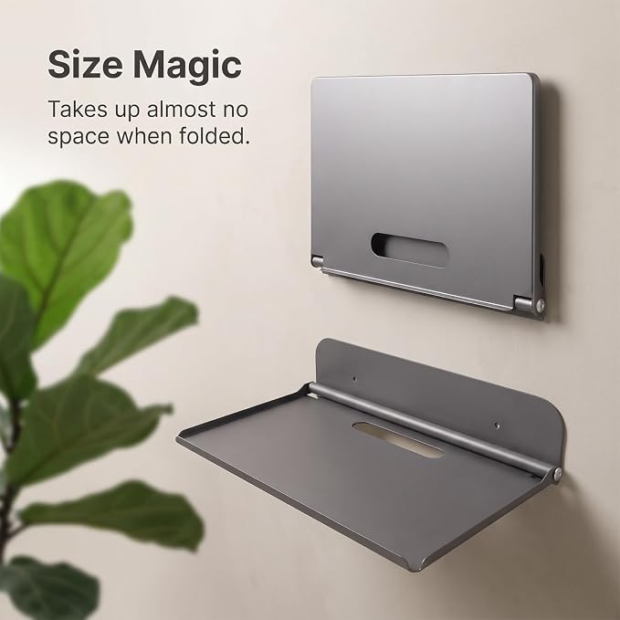 Foldable Wall Shelf, Space Saving Tray - Image 7