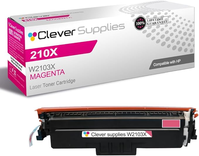 CS Replacement Compatible with HP 4301fdwe Toner Cartridge W2103X to use with Color Pro 4201dn 4201dne 4201dw 4201dwe MFP 4301dw MFP 4301fdwe (Magenta, 1-Pack)