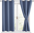 Blackout Curtains for Bedroom, 38 x 54 Inch, 2 Panels | Thermal Insulated & by Hiasan