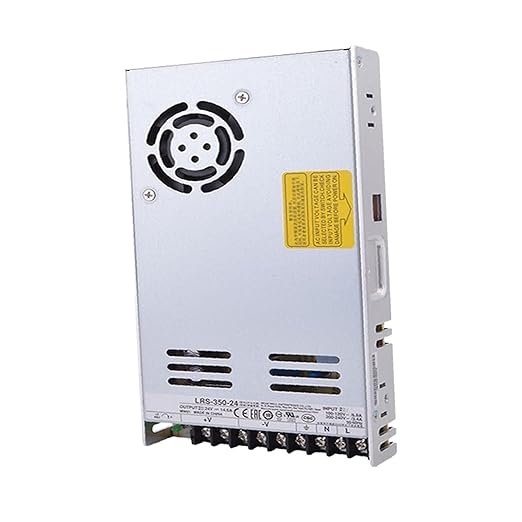LRS-350-24 24V 14.6A 350W Single Output Switching Power Supply for Industrial Automation, LED Lighting & Communication Systems
