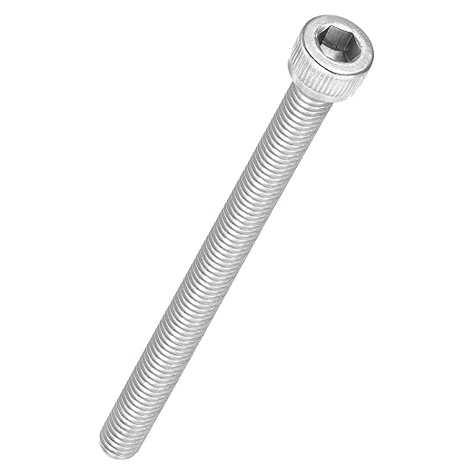 Kozelo 25pcs Socket Head Cap Screws - [M6-1 x 80mm] 304 Stainless Steel Allen Socket Drive for Electrical Motor 3D Printing Fan Engine Replacement Use, Silver