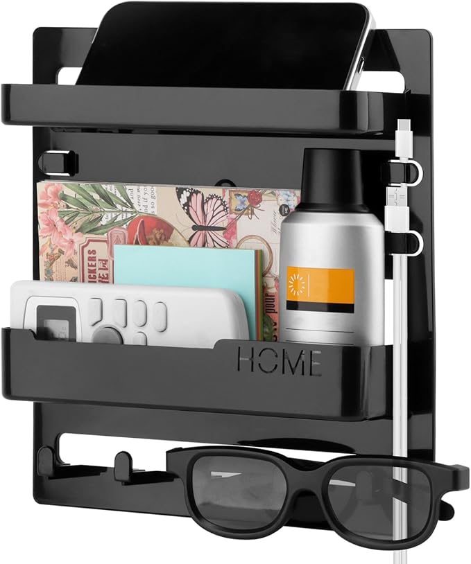 Bedside Shelf Wall Mount & Wall Nightstand by Unknown