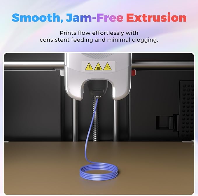 FLASHFORGE Silk PLA Filament 1.75mm Violet, 3D Printer Filament 1kg (2.2lbs) Spool, Smooth and Silky Texture 3D Printing Filament, Dimensional Accuracy +/- 0.02mm
