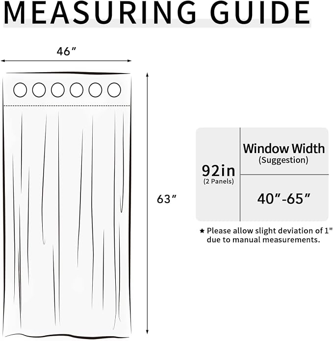 Easy-Going Thermal Grommet Blackout Curtains, 2 Panels 46x63 in, Dark Brown | - Image 7