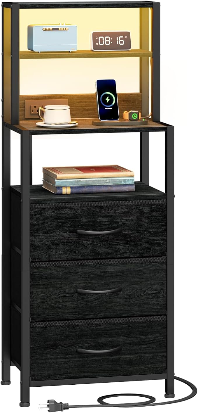 Night Stand, Tall Nightstand - Image 9