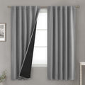 BGment Dove Grey 100% Blackout Curtains 72 Inches Long, Thermal Insulated Light by BGment