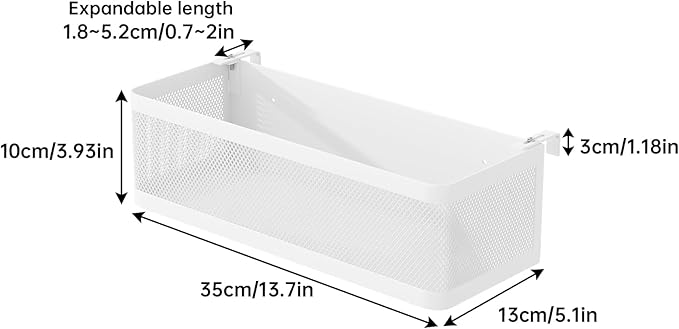 Bedside Caddy Shelf for Bunk Bed, L13.78in*W5.12in*H3.94in | For Bunk Bed - Image 2