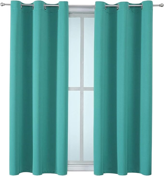 ChrisDowa Blackout Curtains for Bedroom and Living Room 54 Inches Long | 2 - Image 7