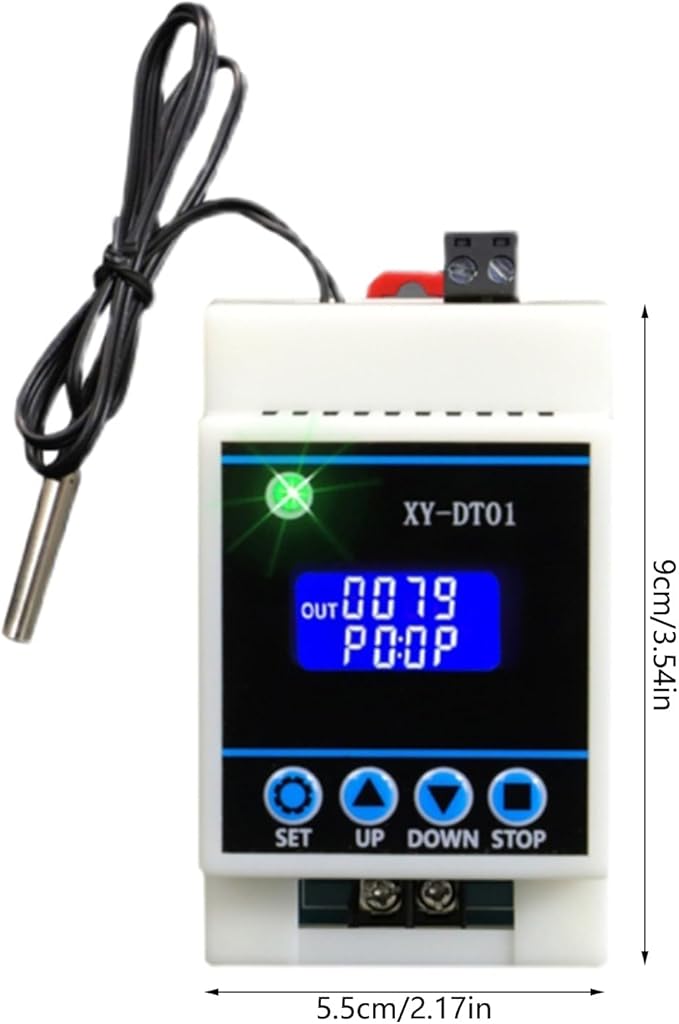 Digital Temperature Control XY-DT01 Humidity Controller 30A for Home Automation Digital Thermostat Humidity Control Smarthomes Automation Module LCD Display Temperature Controller