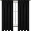 BGment Rod Pocket Blackout Curtains 63 Inch Length by BGment