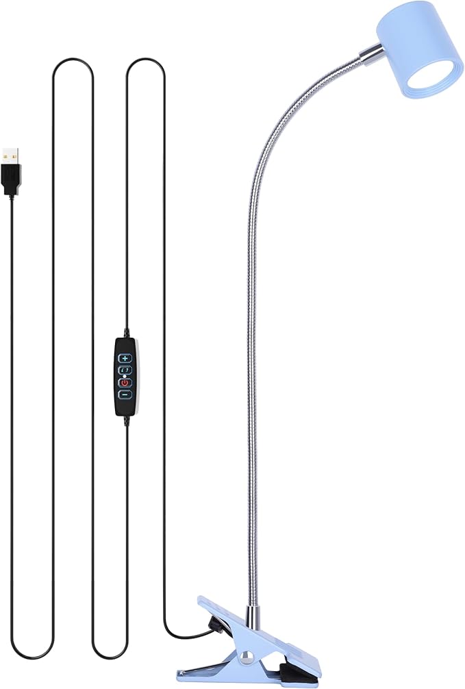 Dott Arts Desk Lamp, USB Clip On Light by DottArts