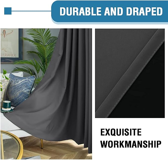 H.VERSAILTEX 100% Blackout Curtains - Image 6